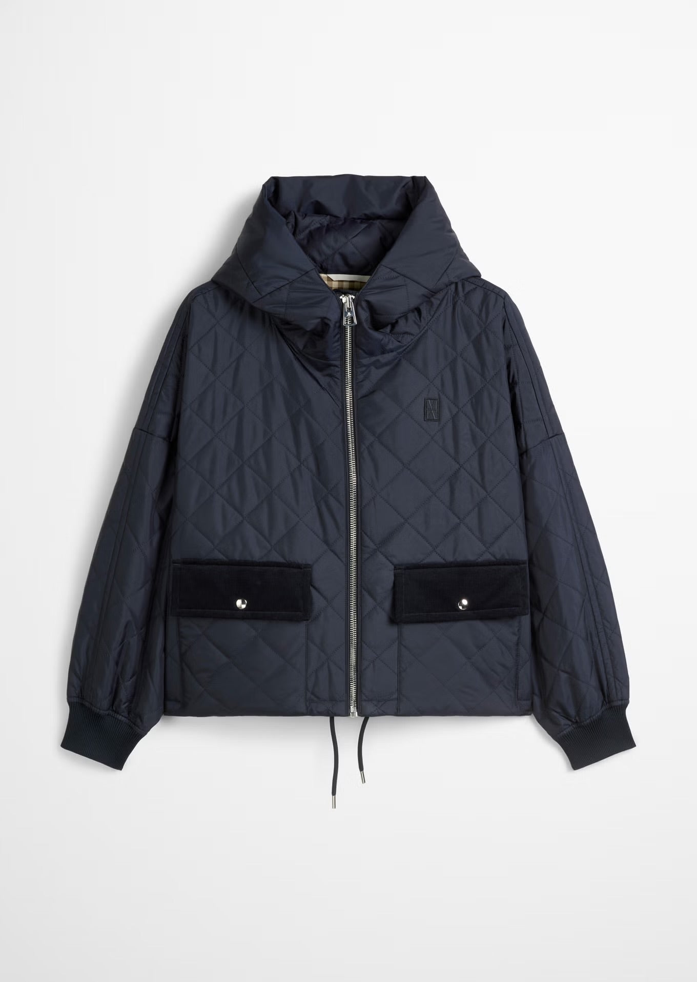 Marc O Polo RELAXED HOODED QUILTED JACKET MADE FROM RECYCLED POLYESTER