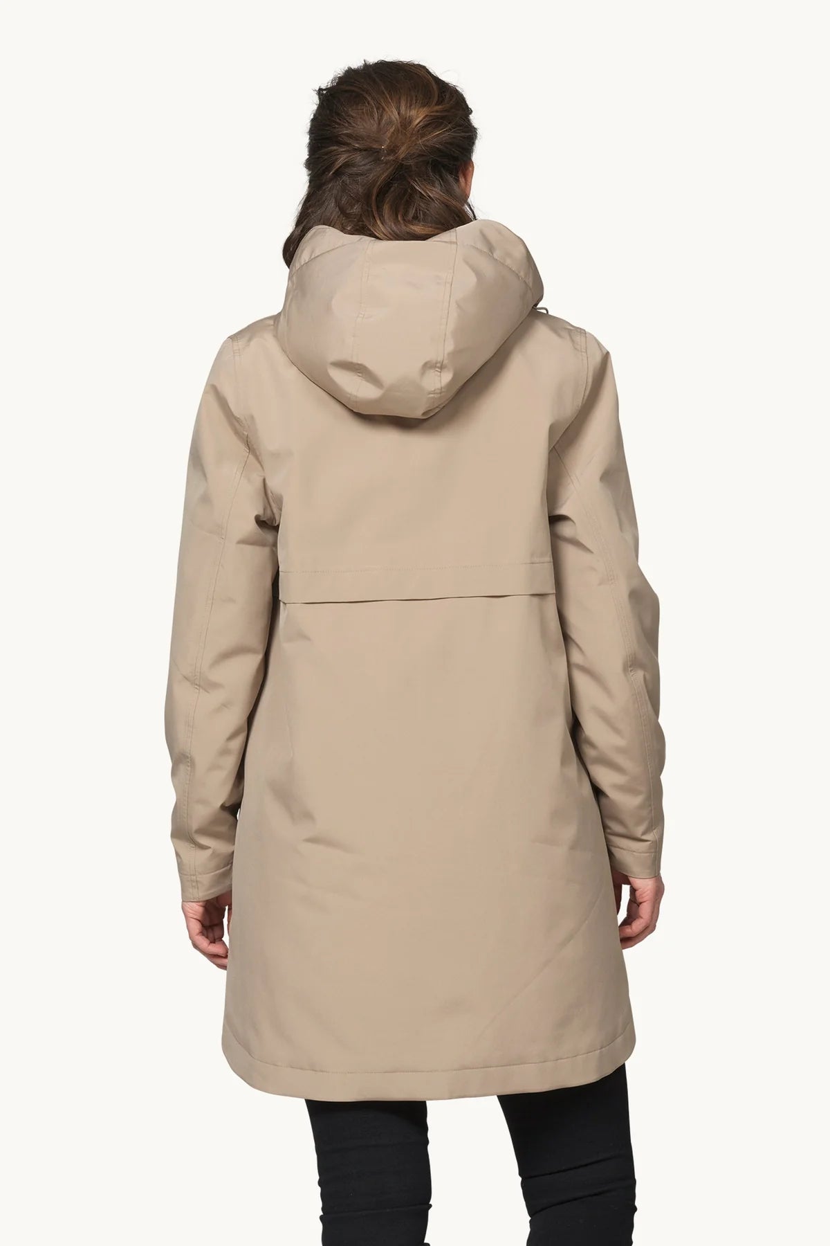 Ilse Jacobsen PADDED RAINCOAT - GREIGE