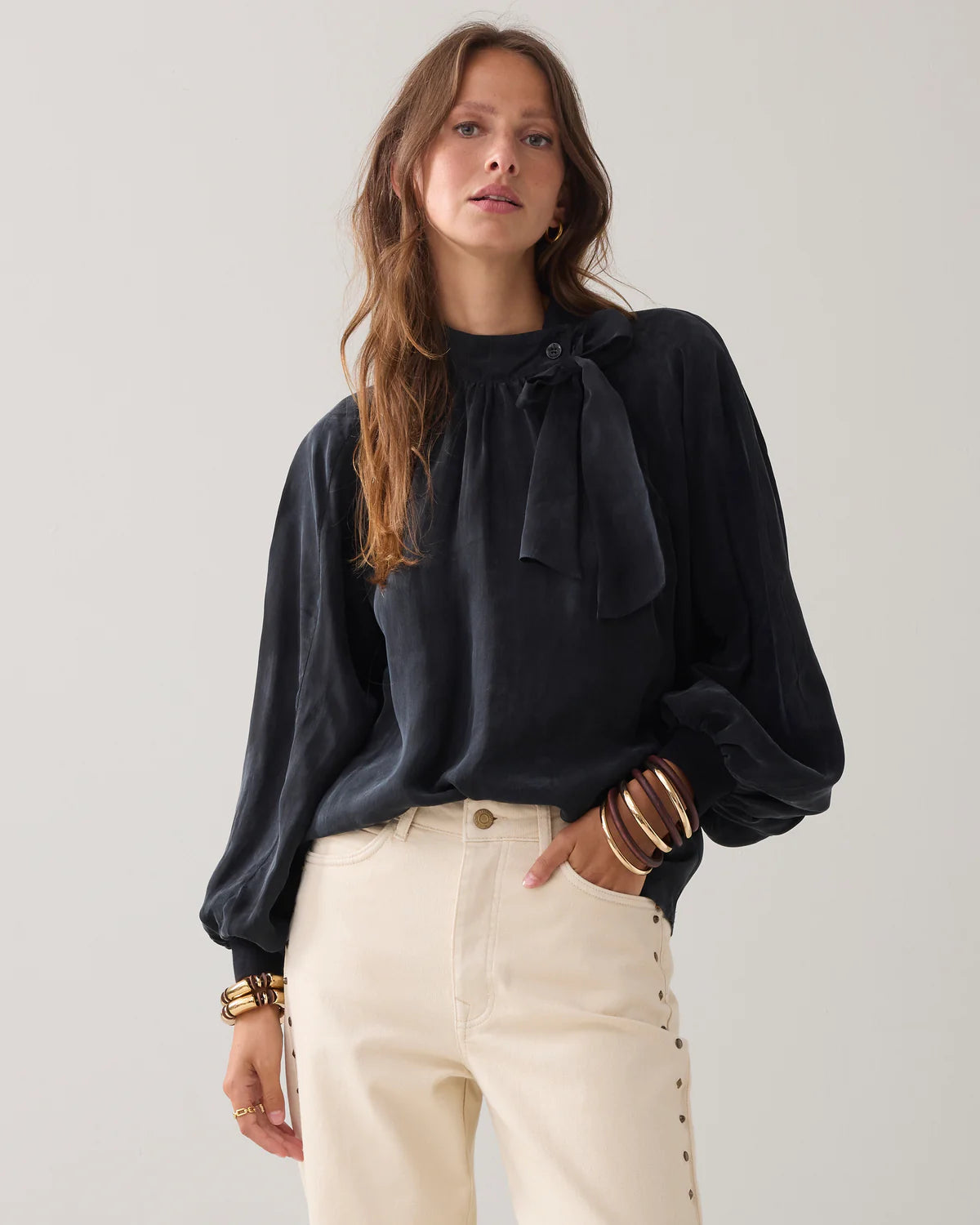 Summum Woman WIDE BOWTIE TOP