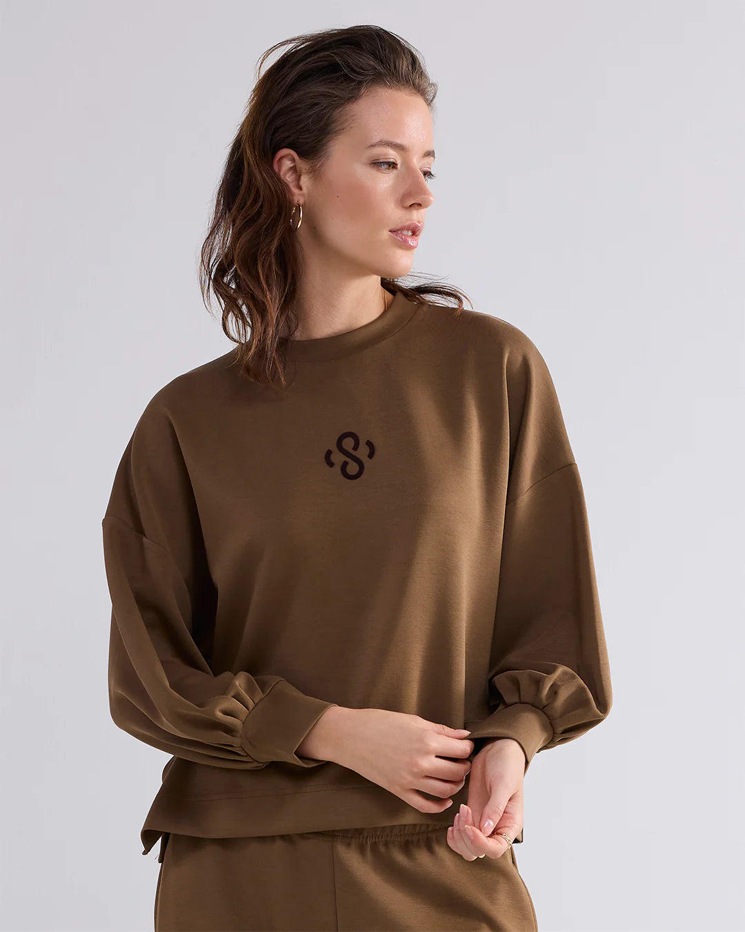 Summum Woman BOXY SWEATSHIRT SCUBA