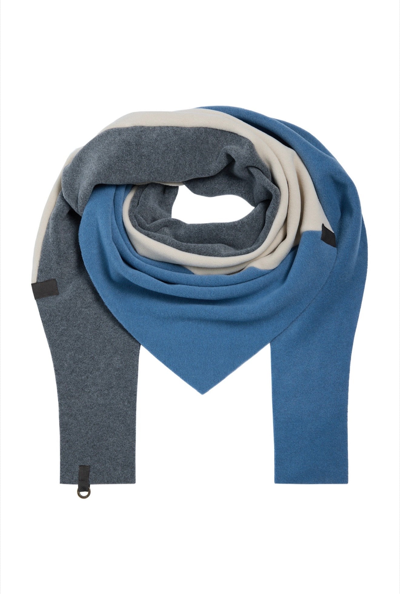 Henriette Steffensen TRIANGLE SCARF NO WASTE | 4078 NW Dustyblue
