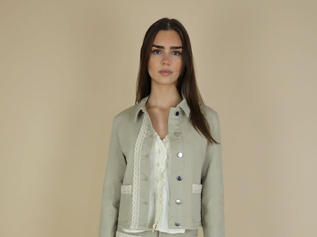 No2mor0 Roxy Straight Leg Trouser - 26" Leg Sand