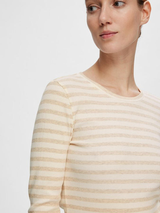 Selected/Femme STRIPED LONG-SLEEVED T-SHIRT
Oatmeal