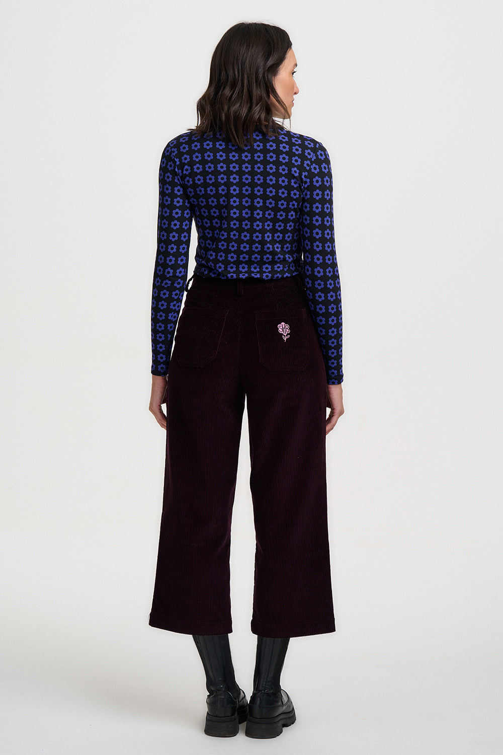 Sugarhill Brighton LINDLEY CORD CROPPED TROUSERS