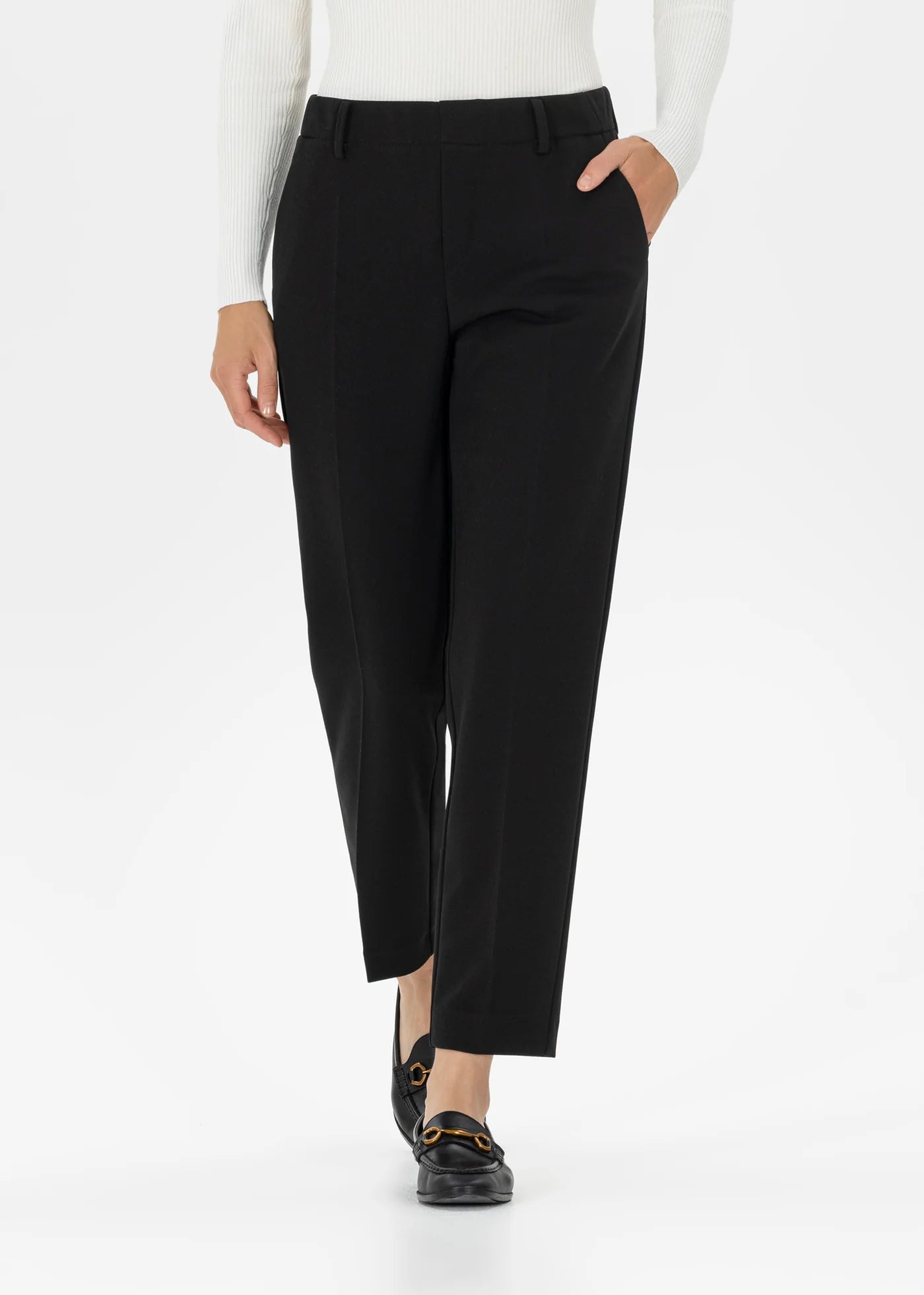 Stehmann 7/8-Pants Fluor in Scuba Crepe navy