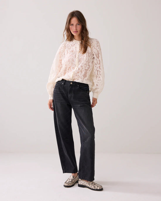 Summum Woman SHEER LACE BLOUSE
