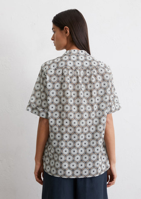 Load image into Gallery viewer, Marc O Polo REGULAR PATTERNED TUNIC BLOUSE MADE FROM SILKY-TOUCH VOILE
