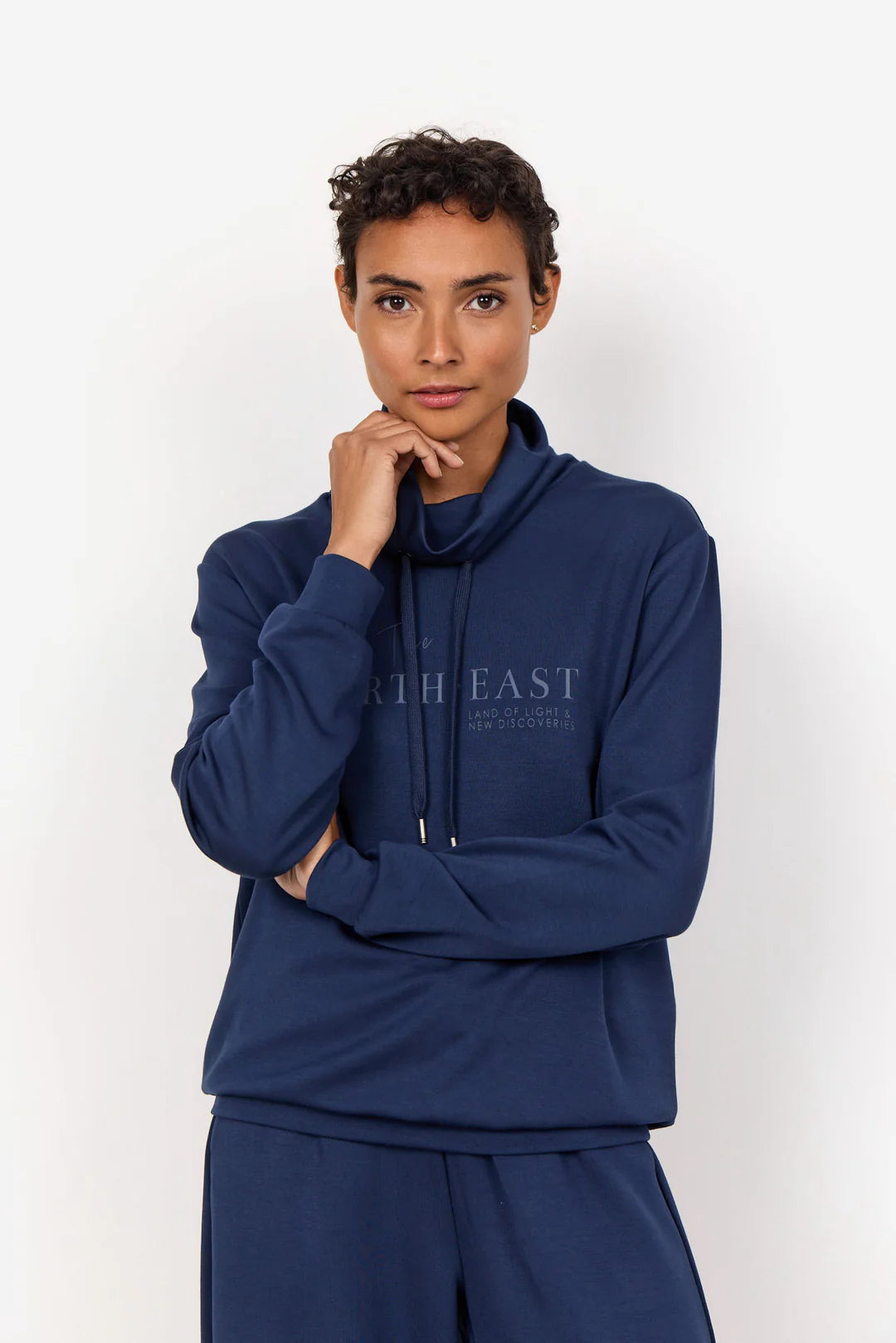 Soya Concept SC-BANU 196 SWEATSHIRT DARK BLUE