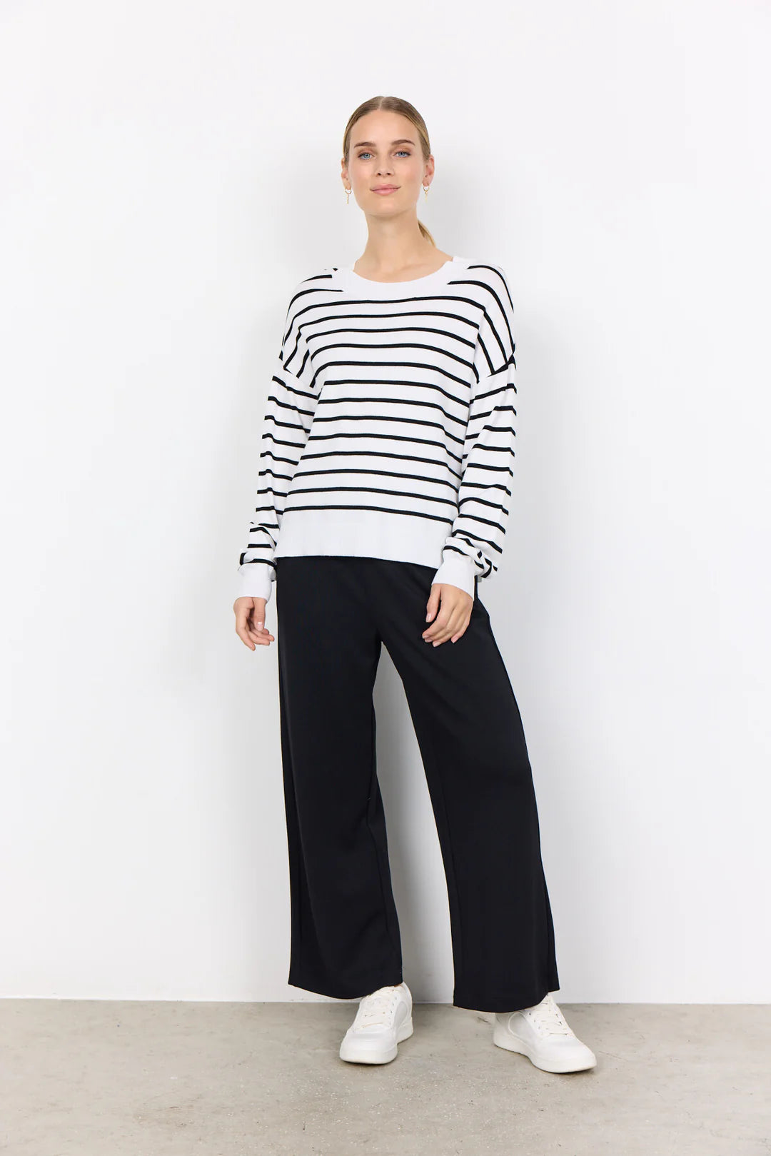 Soya Concept SC-DOLLIE STRIPE 780 PULLOVER OFF WHITE