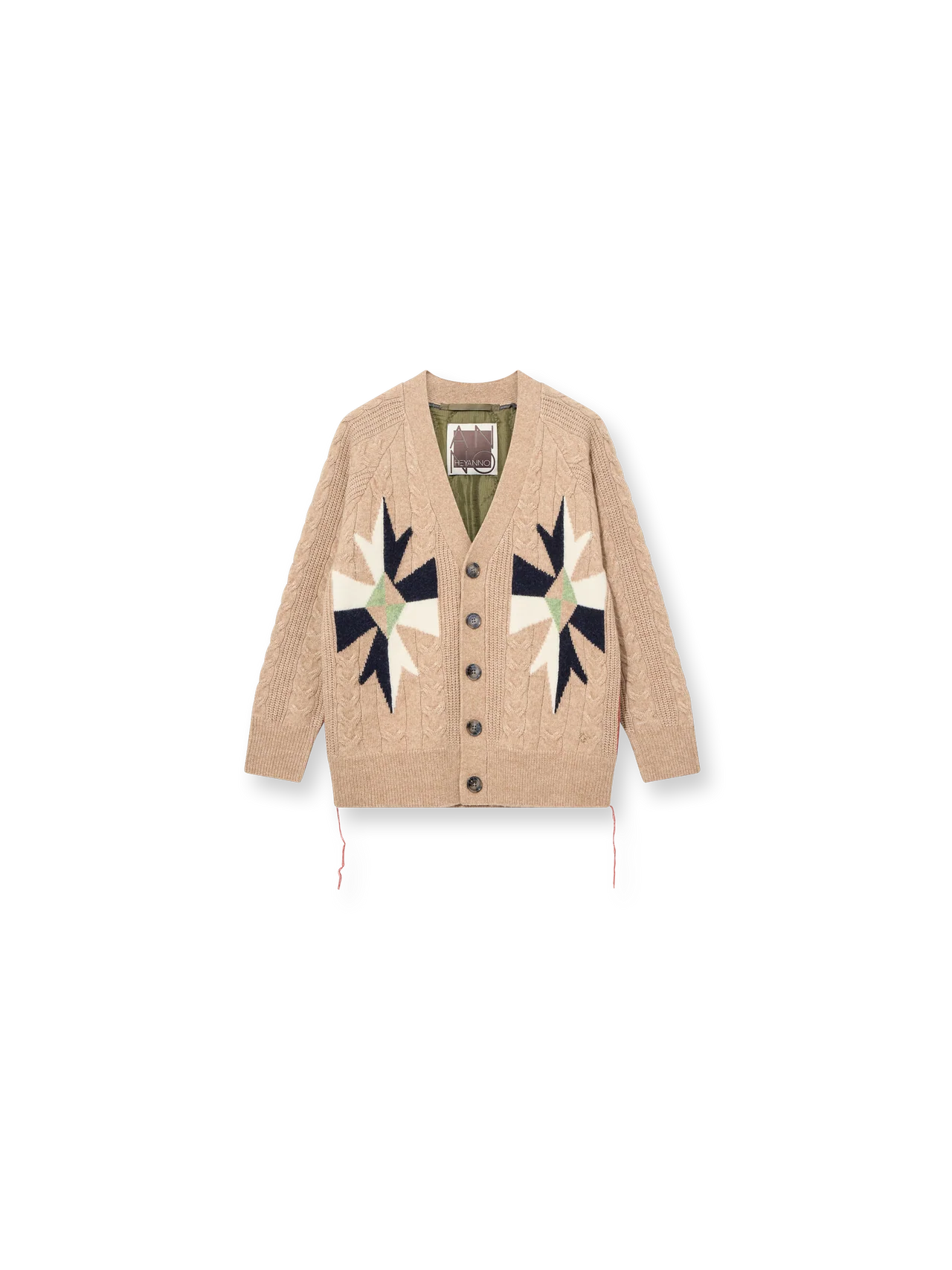 Heyanno MMHRio Quilt Cardigan
Relaxed fit