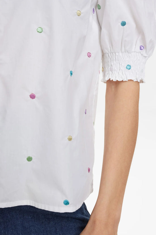 Numph NUJUNE SS SHIRT - Bright White