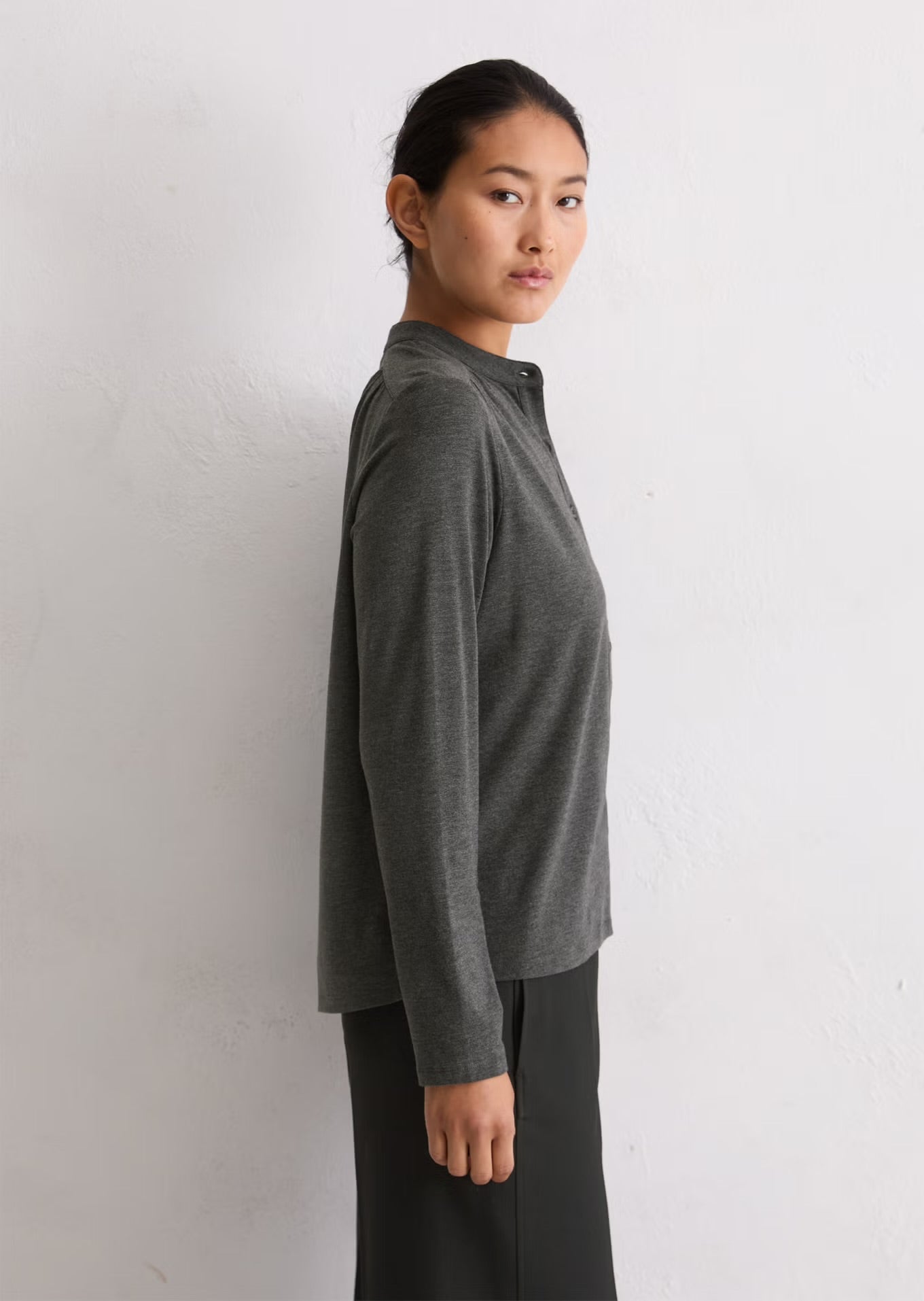 Marc O Polo RELAXED JERSEY BLOUSE WITH TENCEL™ MODAL