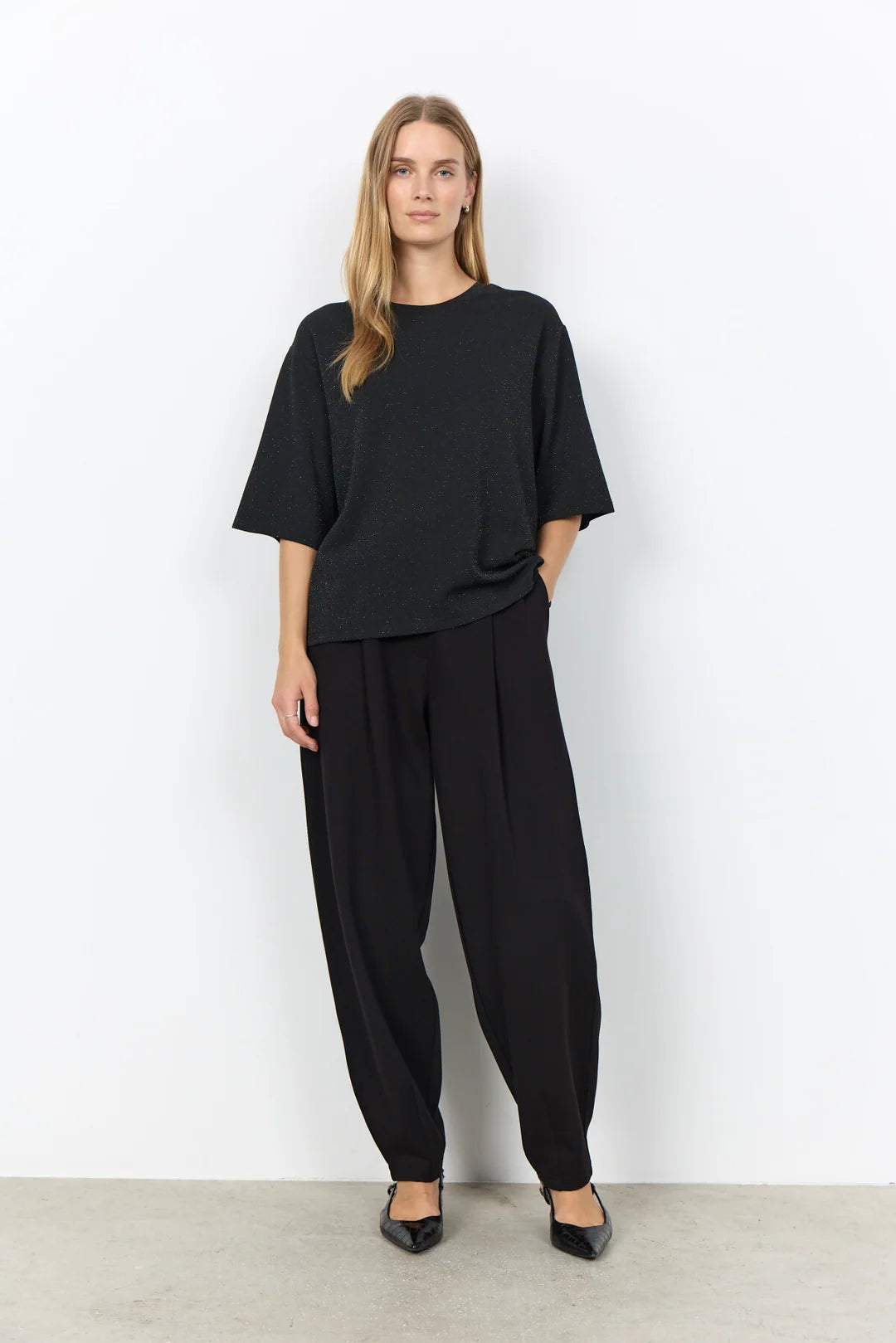 Soya Concept SC-ANDINE 2 T-SHIRT BLACK