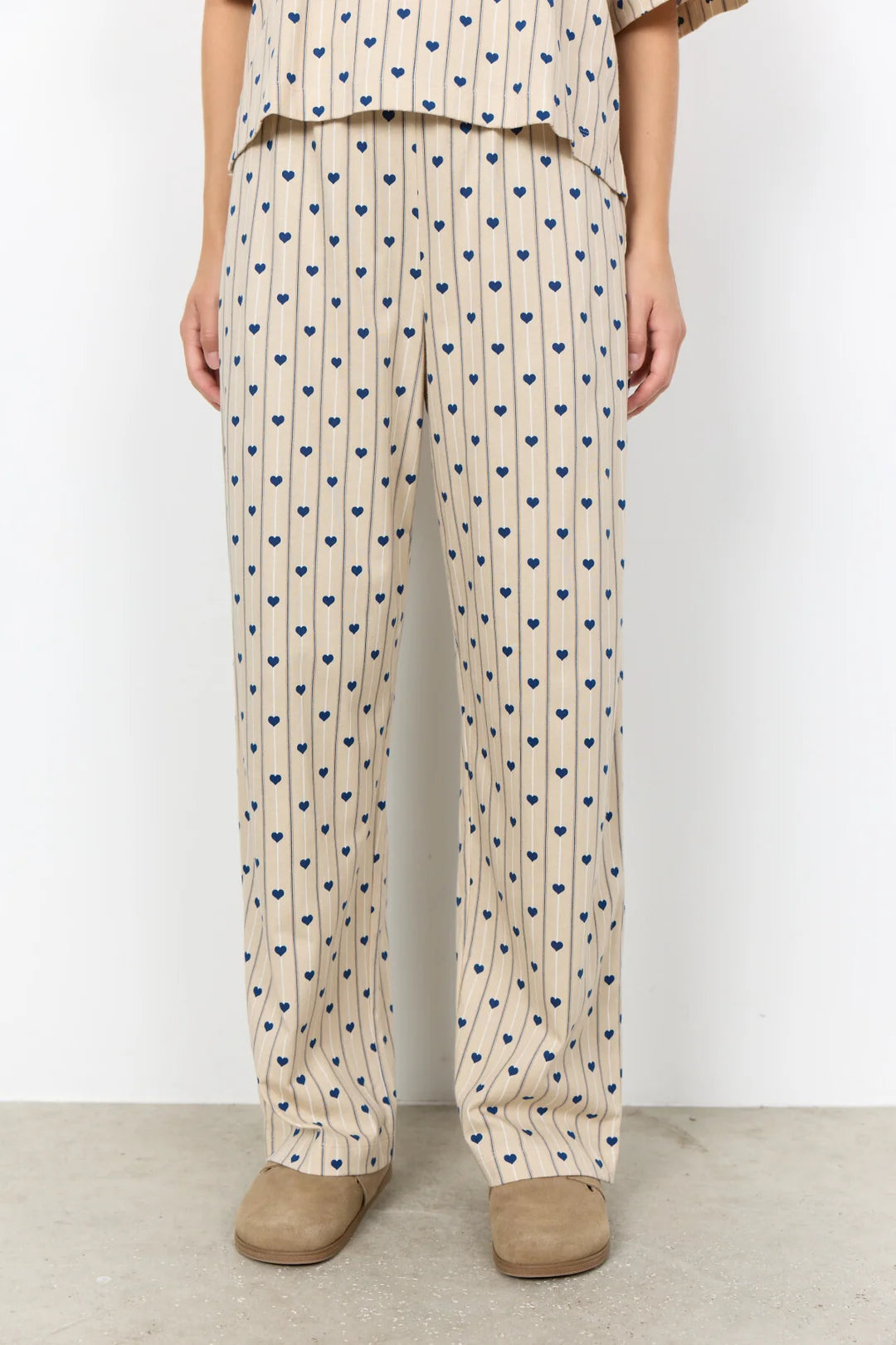 Soya Concept SC-JAIME 1 - AOP SET PYJAMAS DARK BLUE