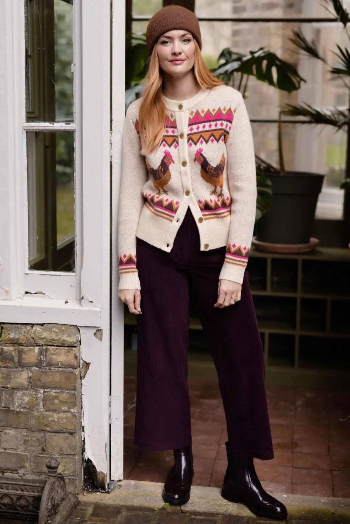 Sugarhill Brighton Lindley Cord Cropped Trousers
Dark Plum