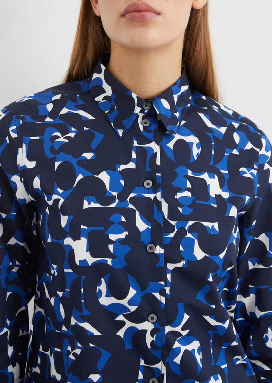 Load image into Gallery viewer, Marc O Polo A-SHAPE BLOUSE MADE FROM PAPERTOUCH POPLIN
