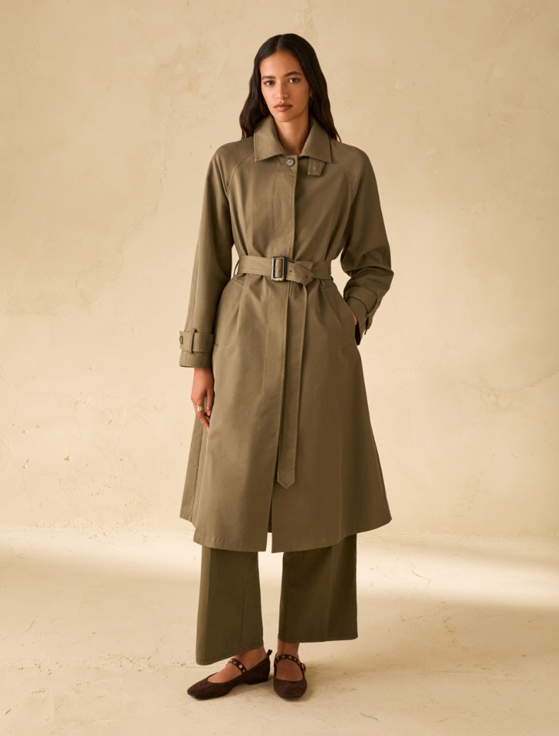 Pennyblack Single-breasted gabardine trench coat