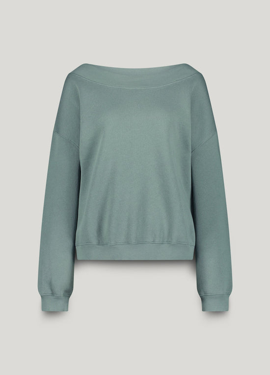 Load image into Gallery viewer, Summum Woman  OFF-SHOULDER SWEATSHIRT

