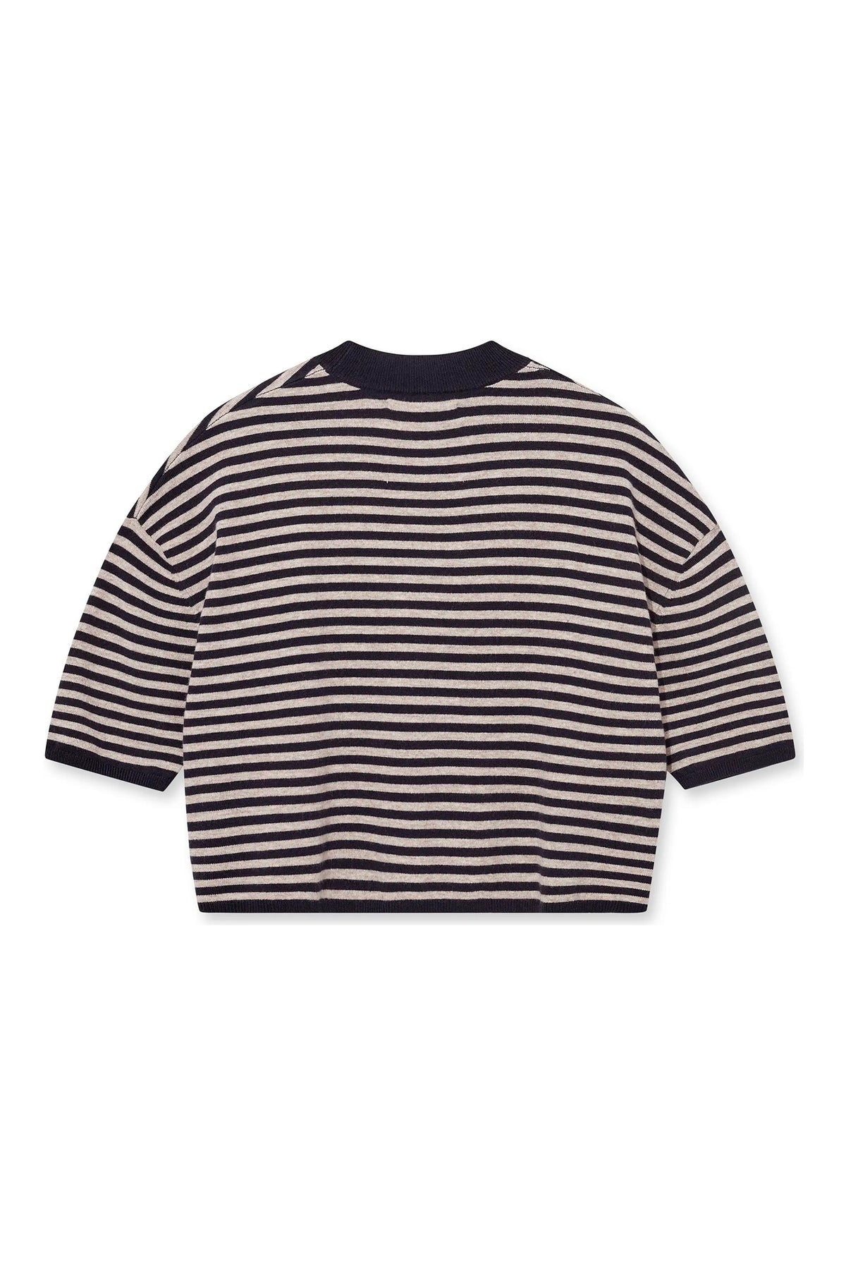 Heyanno MMHPoetic Stripe Knit
Relaxed fit Baritone Blue