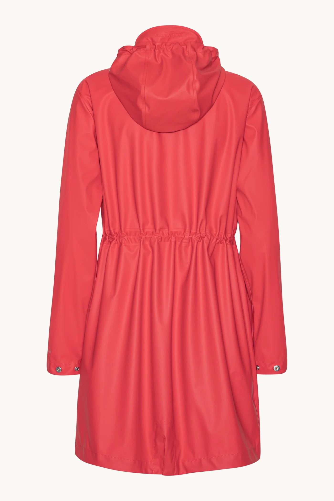 Ilse Jacobsen LONG PARKA RAIN JACKET - BAKED APPLE