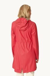 Ilse Jacobsen LONG PARKA RAIN JACKET - BAKED APPLE