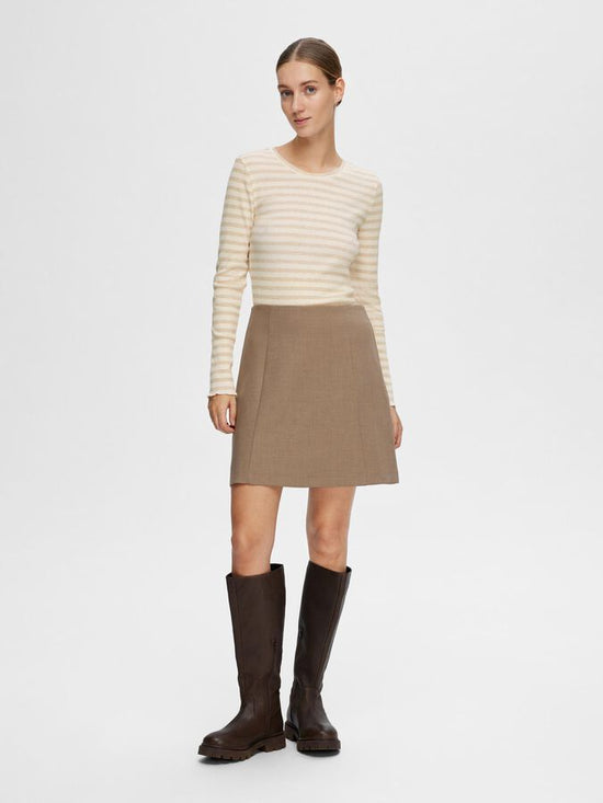 Selected/Femme STRIPED LONG-SLEEVED T-SHIRT
Oatmeal