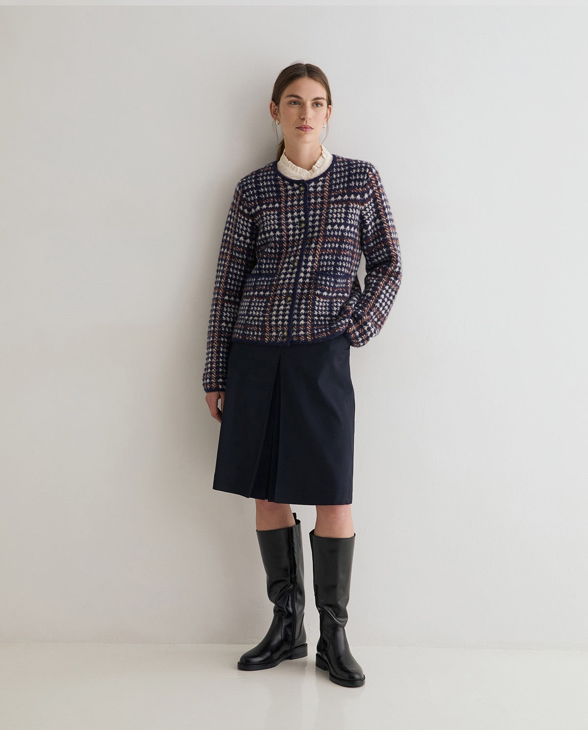 Yerse WOOL-BLEND CARDIGAN