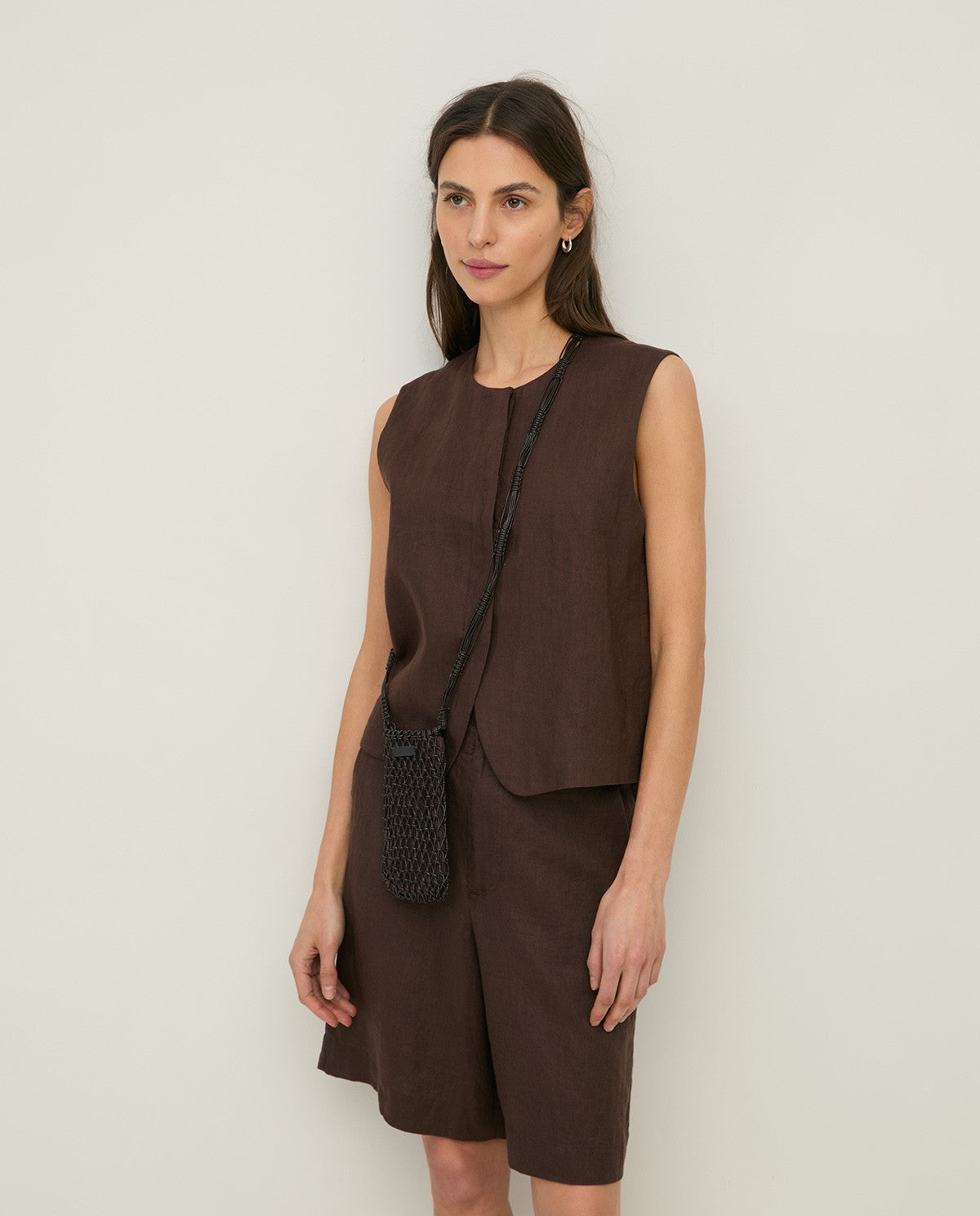 Yerse 100% LINEN BERMUDA SHORTS
