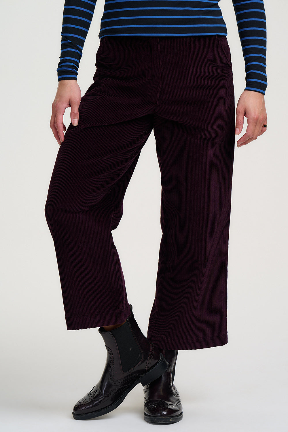 Sugarhill Brighton LINDLEY CORD CROPPED TROUSERS