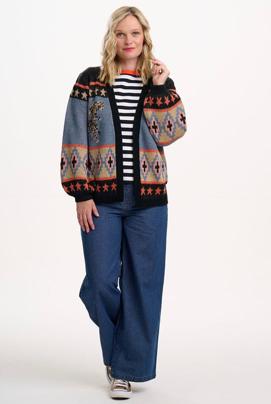 Sugarhill Brighton Yvette Cardigan - Multi, Climbing Tigers