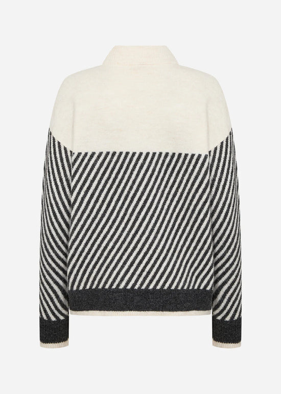 Soya Concept SC-NESSIE STRIPE 71 PULLOVER CREAM