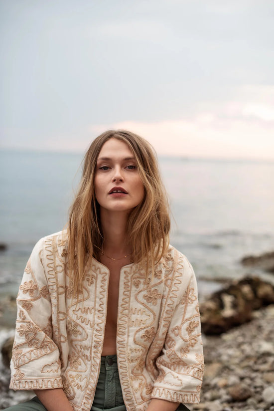 Summum Woman EMBROIDERED KIMONO JACKET
