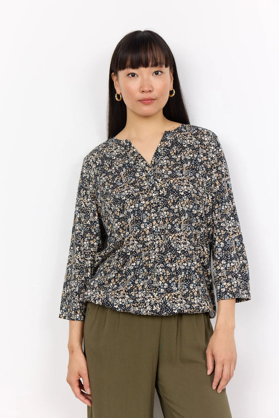 Soya Concept SC-FELICITY AOP 468 BLOUSE BLACK