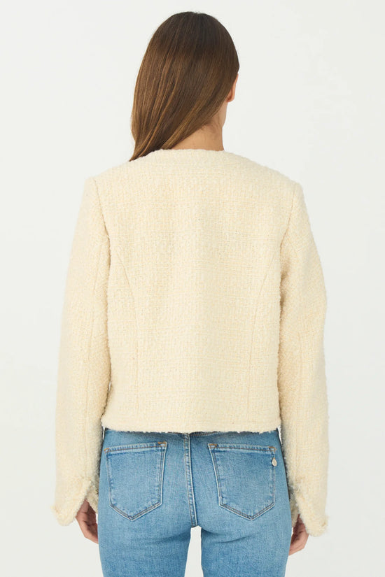 Pieszak PD-Aya Boucle Jacket - White Pearl