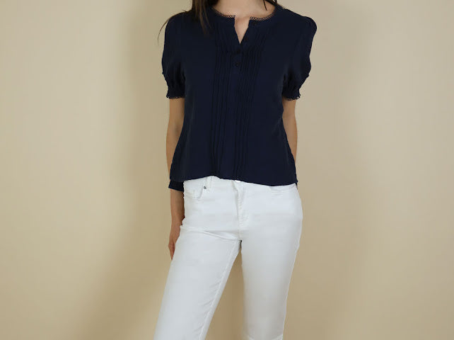 No2mor0 Unity 3/4 Tencel Trouser - 25" Leg White