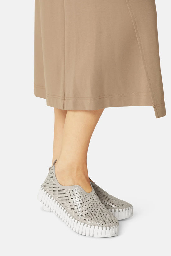 Load image into Gallery viewer, Ilse Jacobsen Platform Tulip Sko Glitter - Silver White
