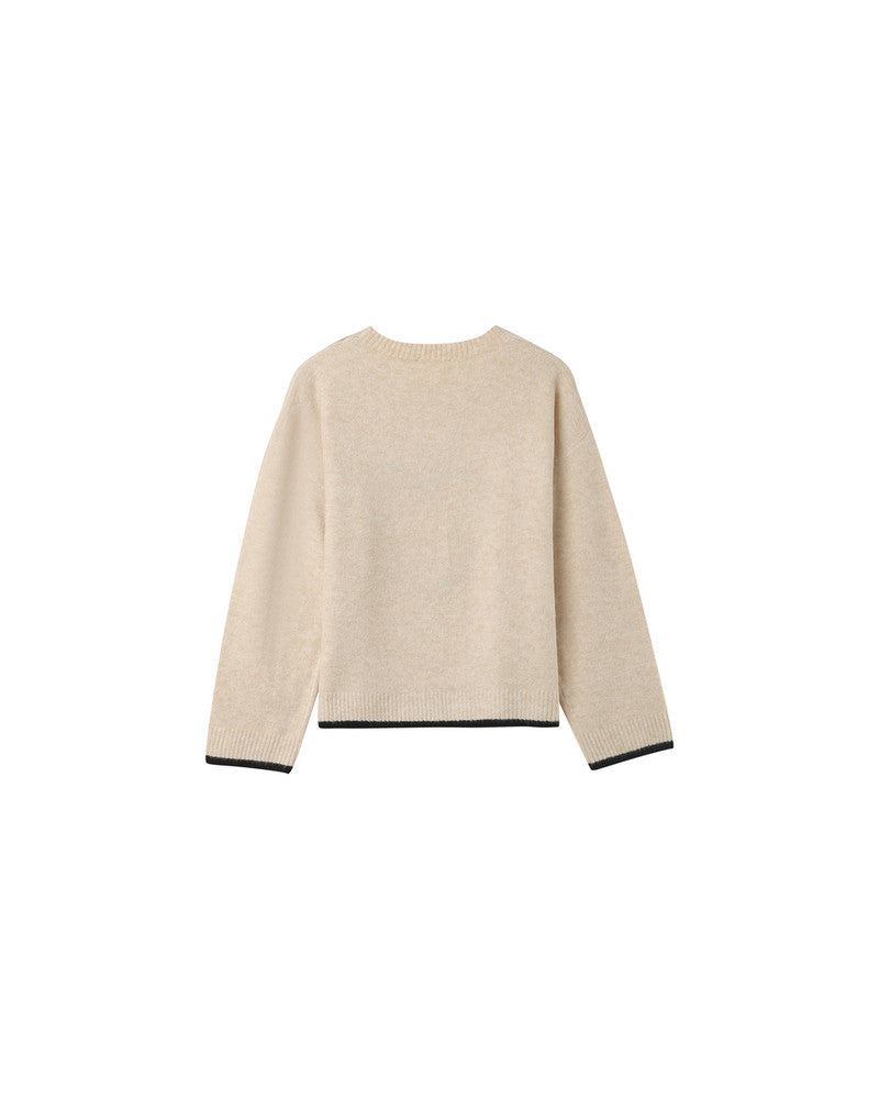 Grace And Mila SWEATER BEIGE NAMASTE