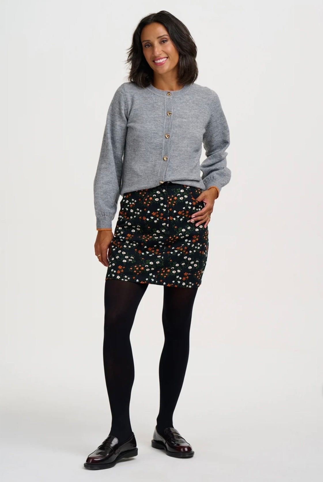 Sugarhill Brighton Glinda Cardigan
Grey Gold Hearts