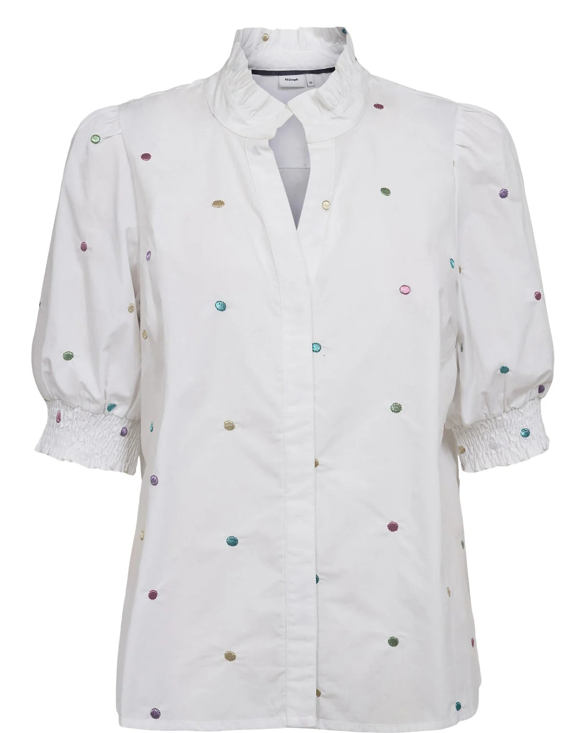 Numph NUJUNE SS SHIRT - Bright White