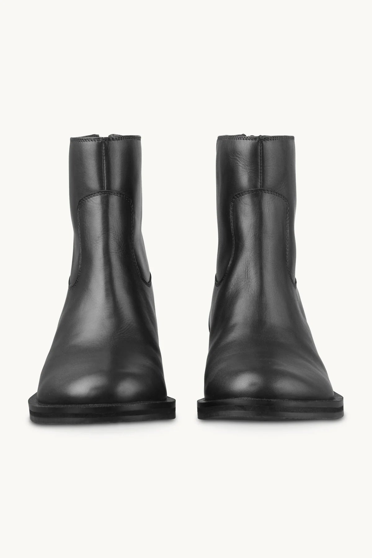 Ilse Jacobsen LEATHER ANKLE BOOTS - BLACK BLACK