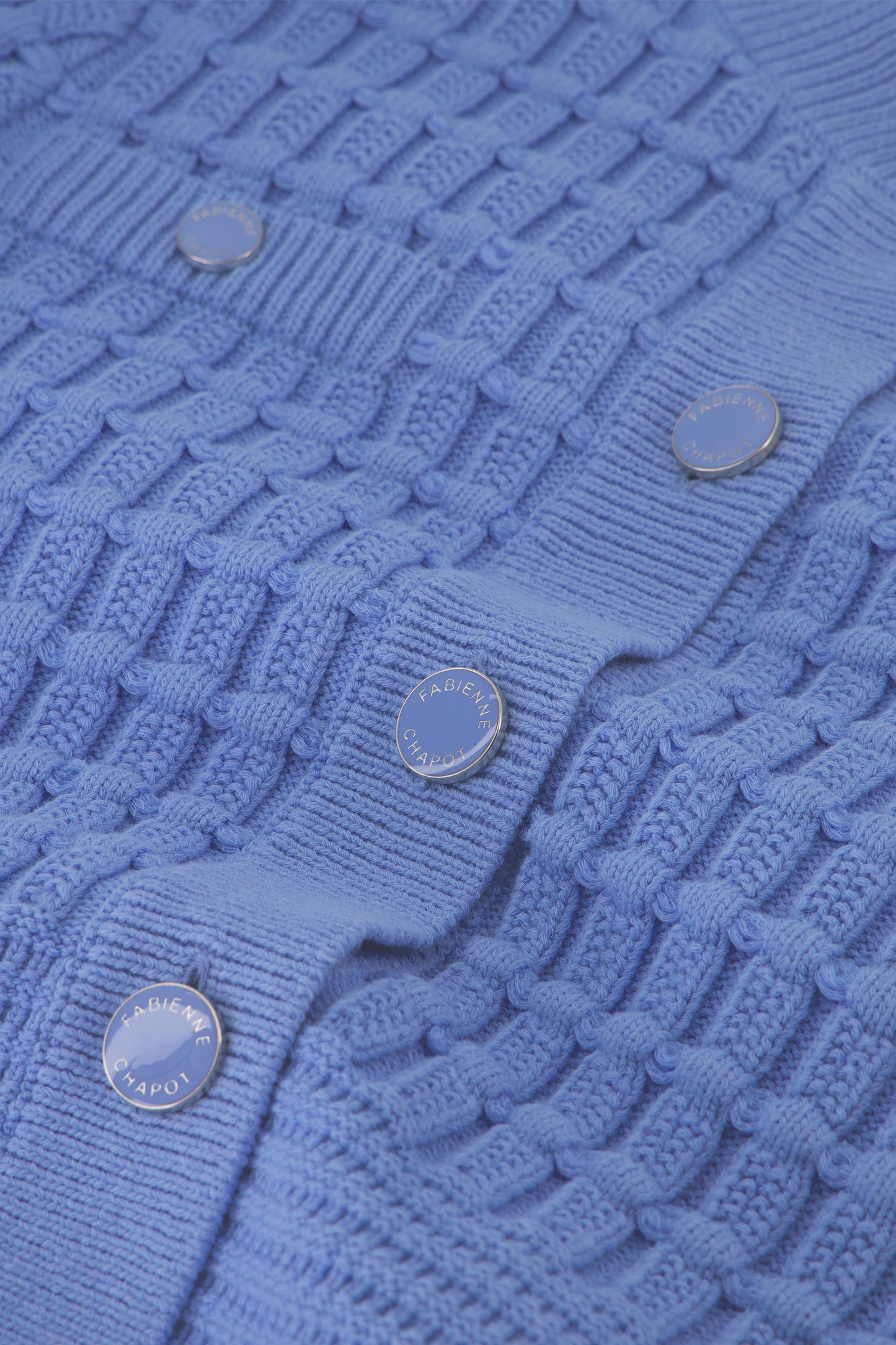 Fabienne Chapot Chin Cardigan French Blue