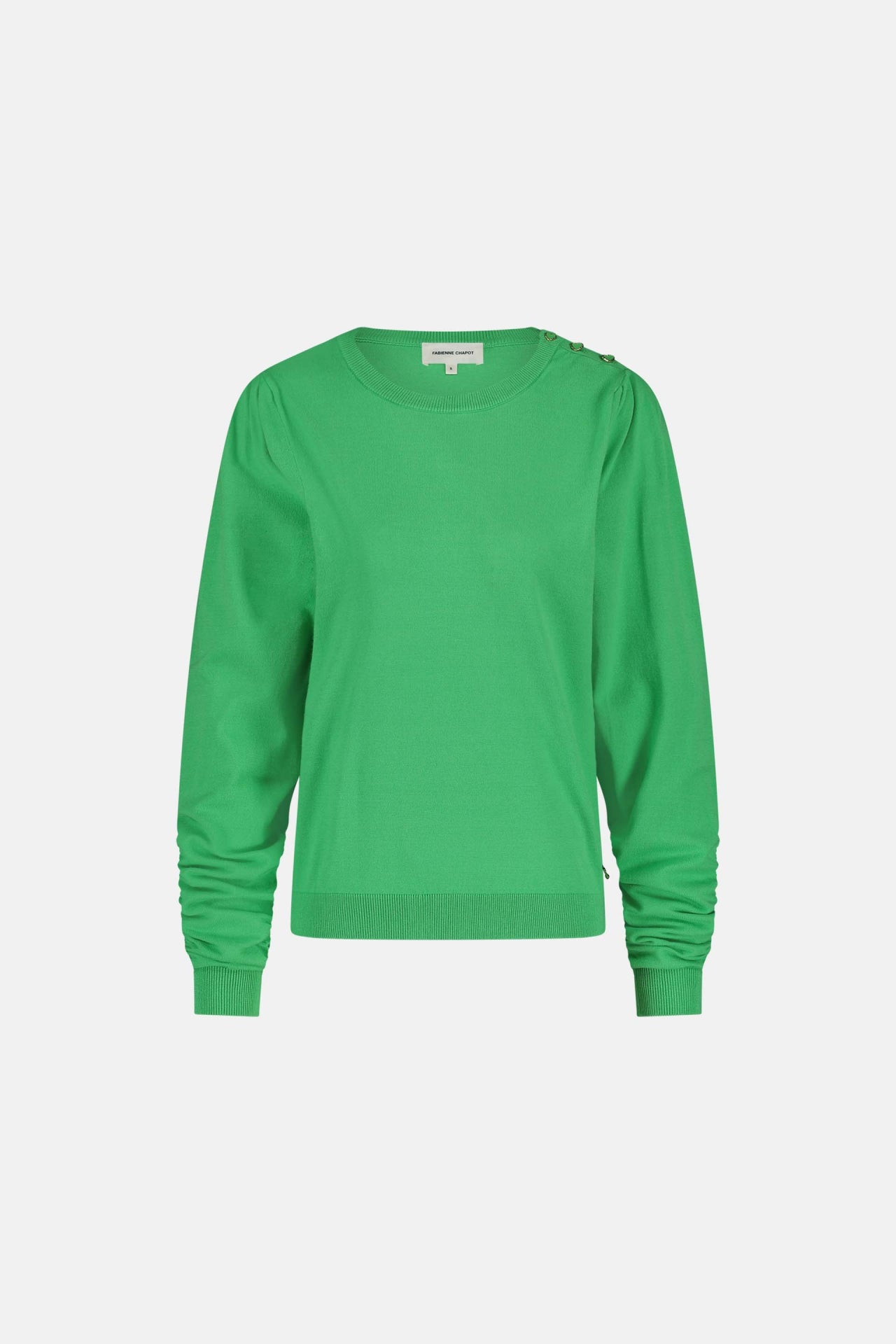 Fabienne Chapot Molly Scrunch Pullover Green