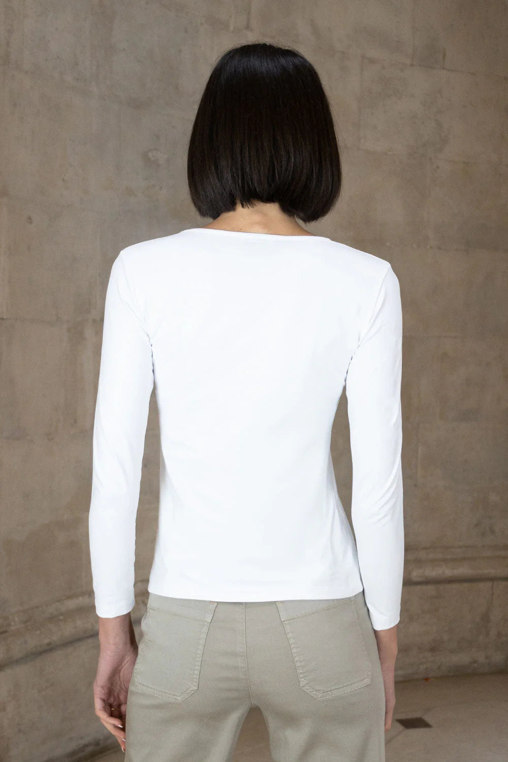 No2mor0 Tara Long Sleeve Top
White