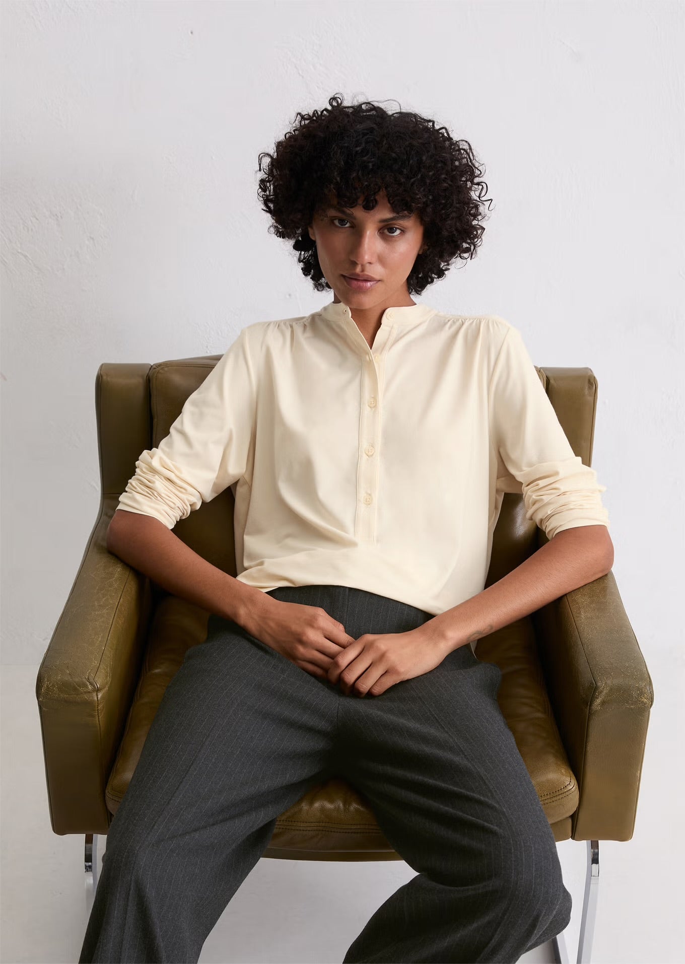 Marc O Polo RELAXED JERSEY BLOUSE WITH TENCEL™ MODAL