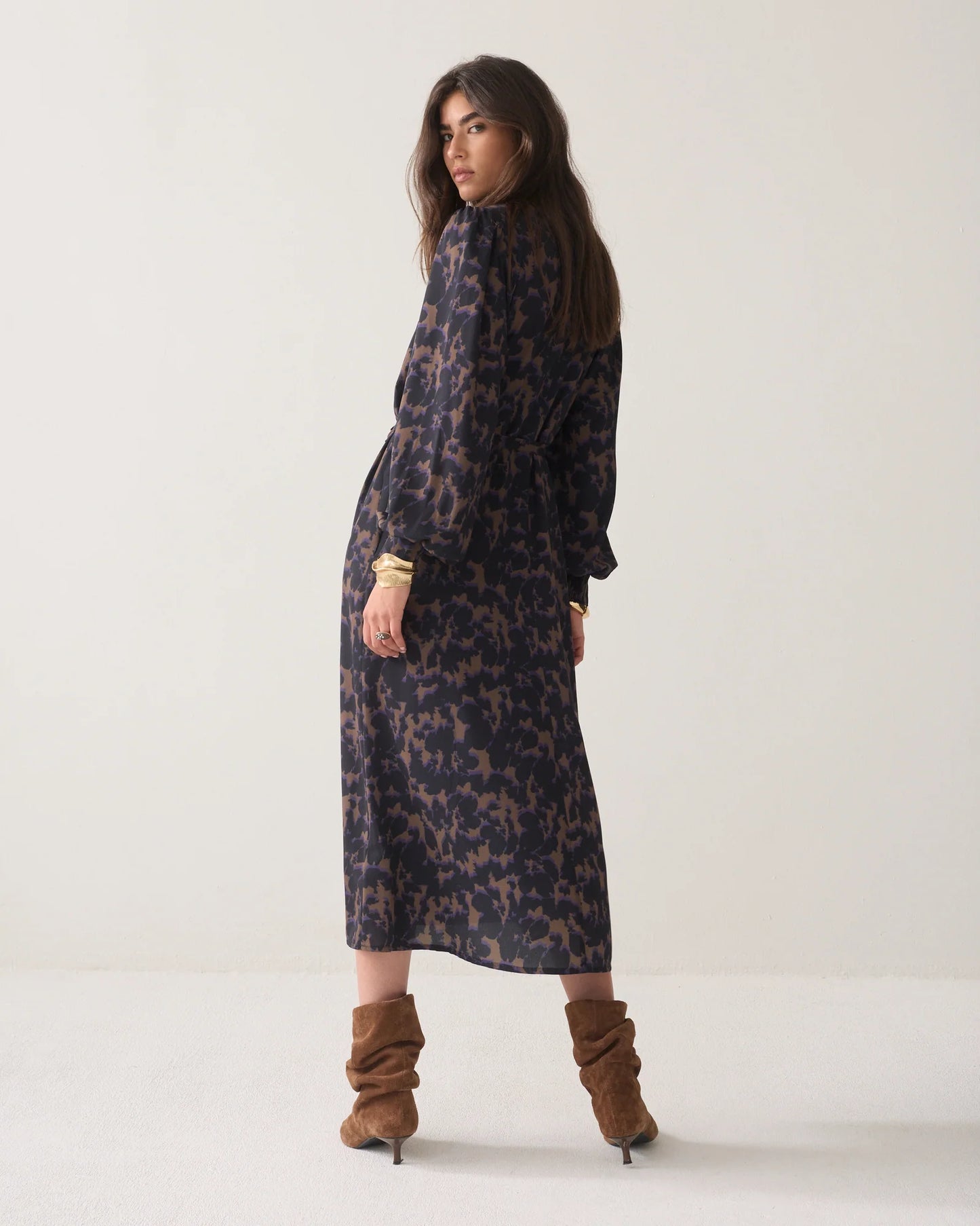 Summum Woman Camouflage-print dress