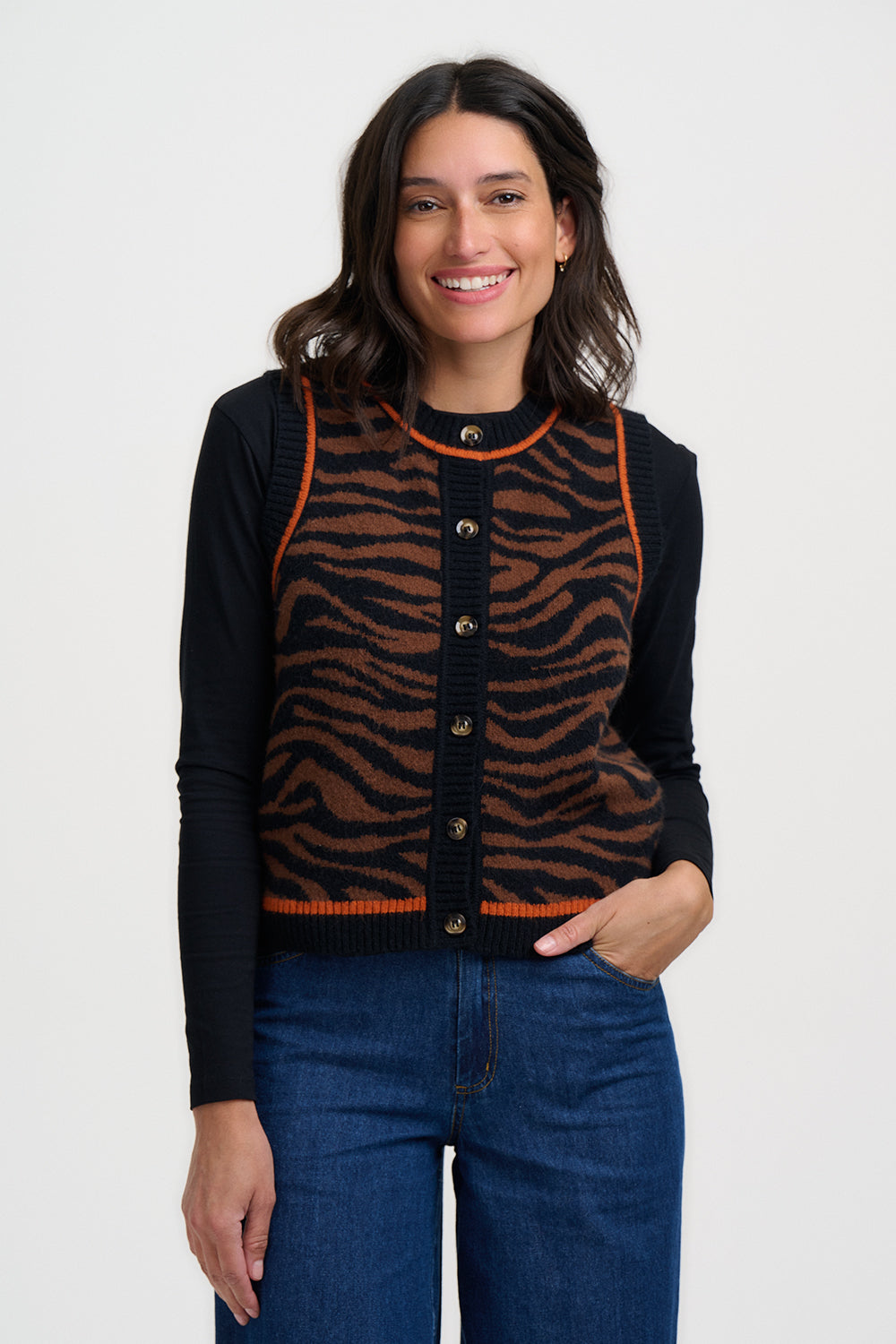 Sugarhill Brighton  KNITTED WAISTCOAT