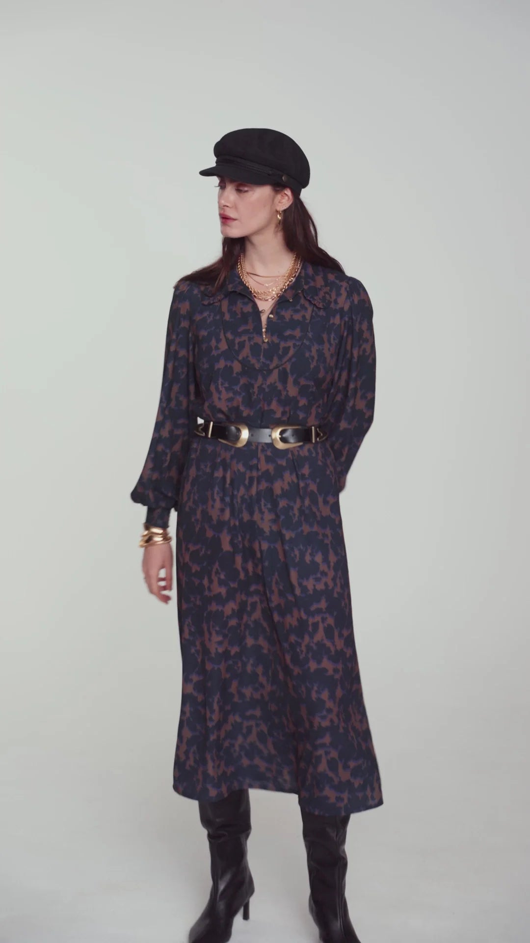 Summum Woman Camouflage-print dress