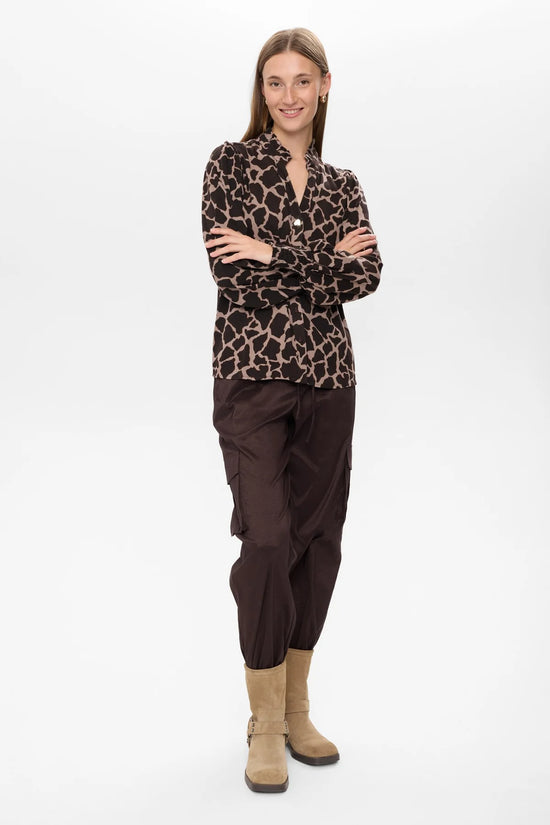 Numph NUHANA SHIRT - Black Coffee