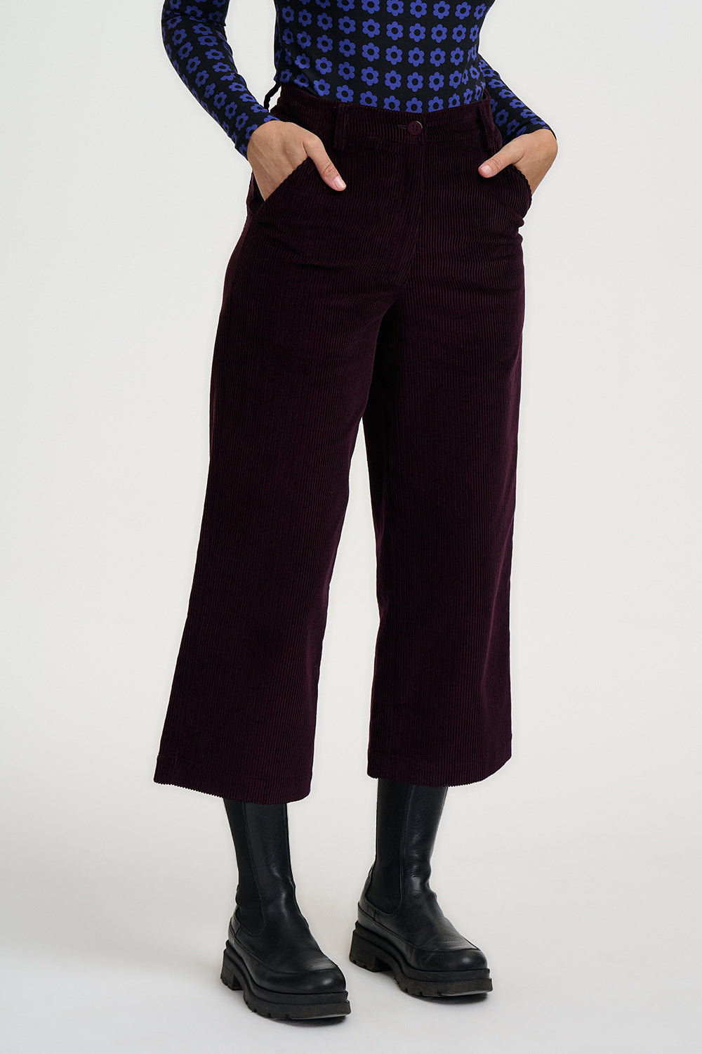 Sugarhill Brighton LINDLEY CORD CROPPED TROUSERS