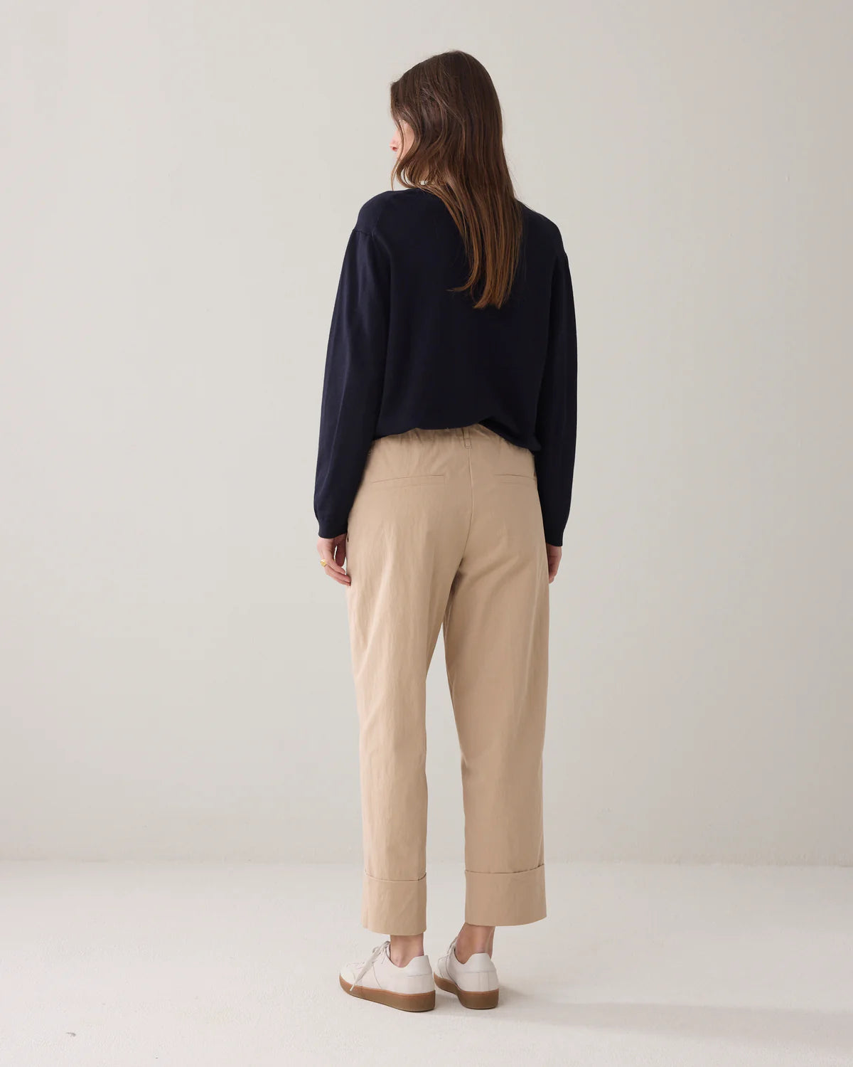 Summum Woman SHINY STRAIGHT-LEG TROUSERS